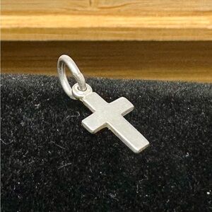 JAMES AVERY Vintage Sterling Silver Small Mini Petite Cross Charm; RETIRED/RARE